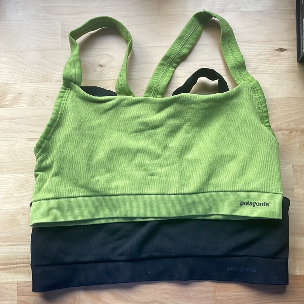 Patagonia Sports Bras. Set of two. Both size M.